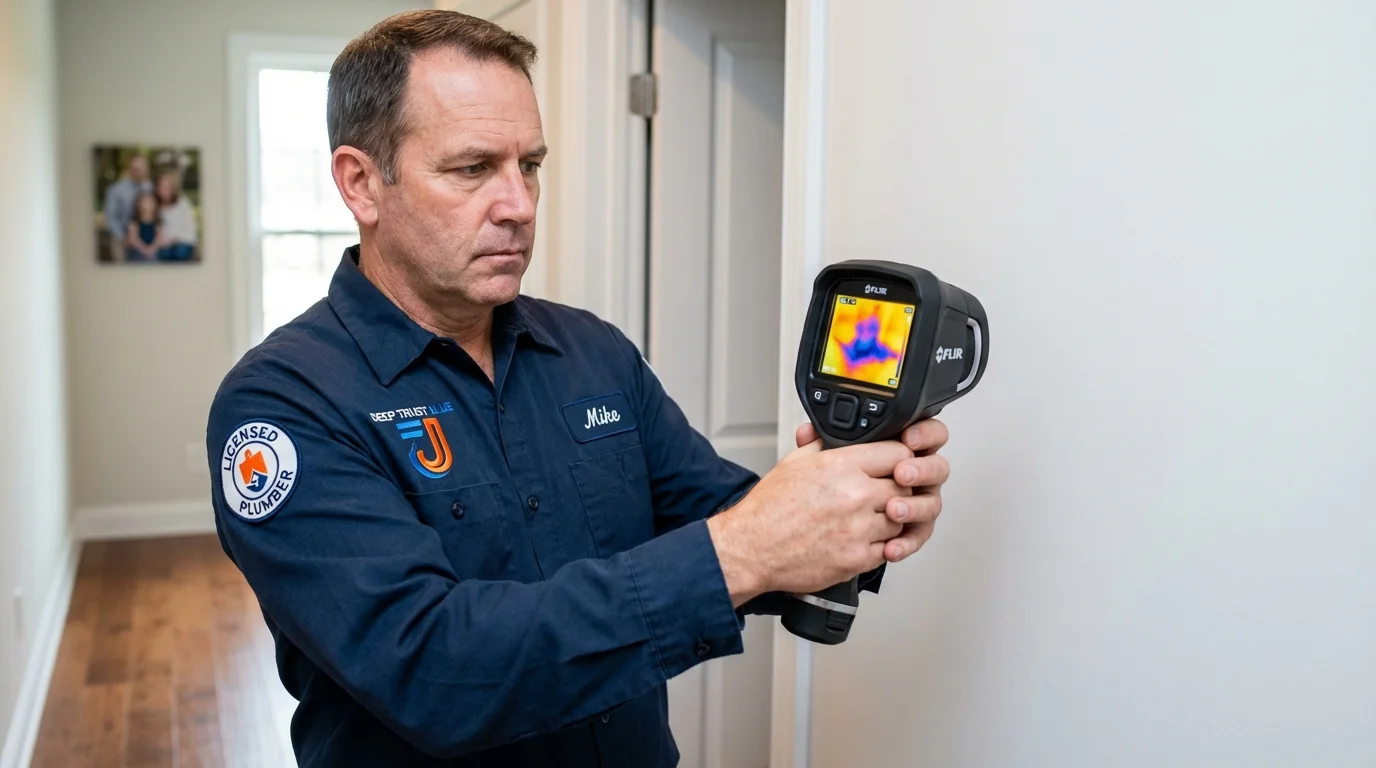 Thermal imaging leak detection by Johns Plumbing LLC in Coachella